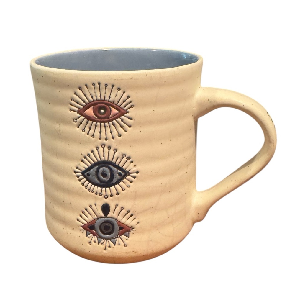 Stay Wild Moon Child Mug Good Vibes w/ Eye Art Ceramic Mug with Eye Design